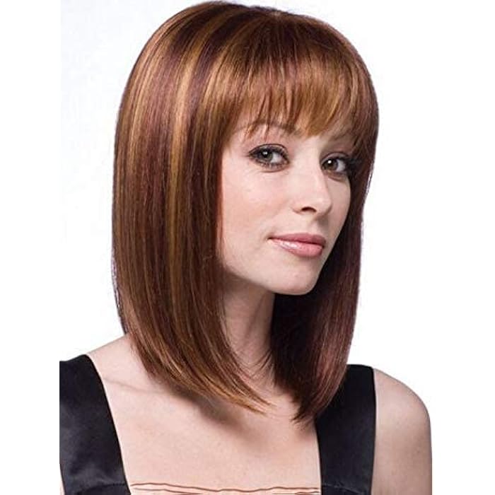 DILLARDS Fashion Short Straight Wigs Brown-Blond For Women 0820-10 - Image 5